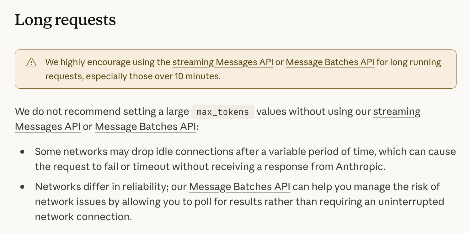 Documentation for Anthropic’s product-level Message Batches API